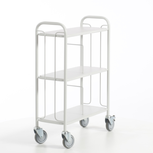 Rollcart Chariot de bureau, force 150 kg, 3 plateaux  L