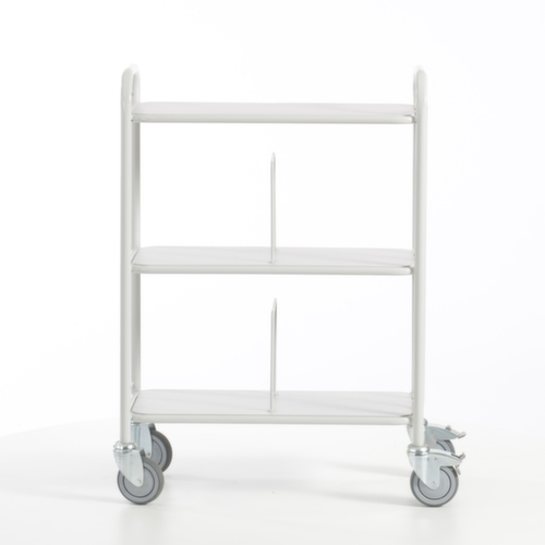 Rollcart Chariot de bureau, force 150 kg, 3 plateaux  L