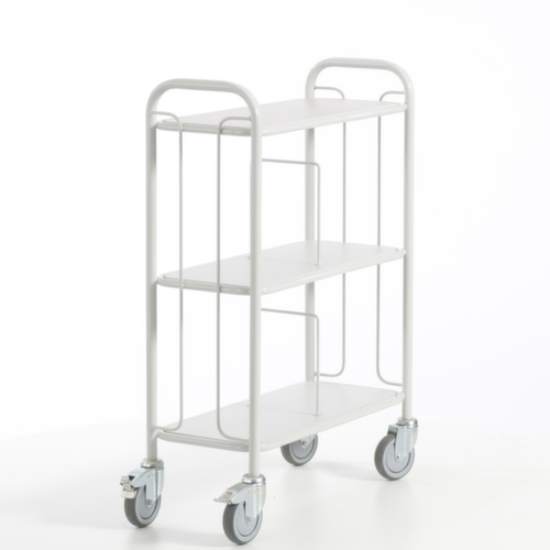 Rollcart Chariot de bureau, force 150 kg, 3 plateaux  L