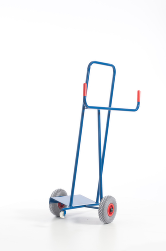 Rollcart Camion à plaques avec supports, force 200 kg, air bandage  L