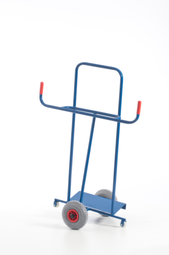 Rollcart Camion à plaques avec supports, force 200 kg, air bandage  L