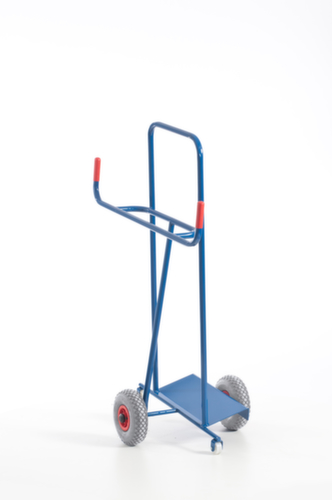 Rollcart Camion à plaques avec supports, force 200 kg, air bandage  L