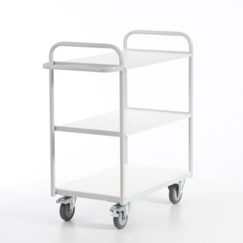 Rollcart Chariot de bureau, force 150 kg, 3 plateaux  L