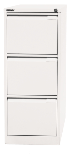 Bisley Armoire pour dossiers suspendus, 3 extensions, blanc signalisation/blanc signalisation  L