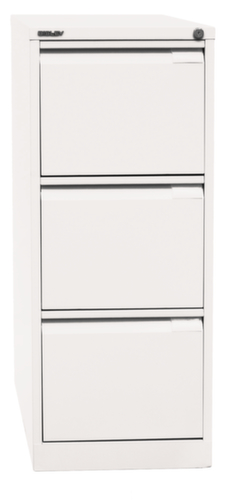 Bisley Armoire pour dossiers suspendus, 3 extensions, blanc signalisation/blanc signalisation  L