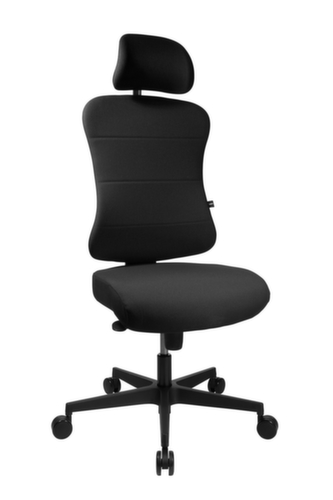 Topstar Siège de bureau pivotant Art Comfort avec appui-tête, noir