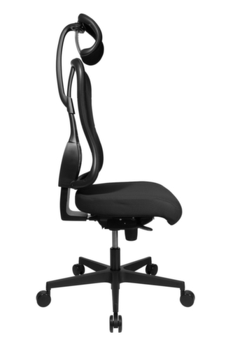 Topstar Siège de bureau pivotant Art Comfort avec appui-tête, noir  L