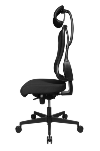 Topstar Siège de bureau pivotant Art Comfort avec appui-tête, noir  L