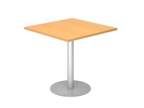 Table de conférence, largeur x profondeur 800 x 800 mm, panneau hêtre