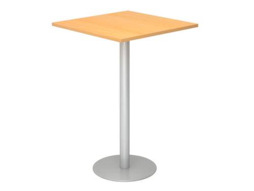 Table haute, largeur x profondeur 800 x 800 mm, panneau hêtre