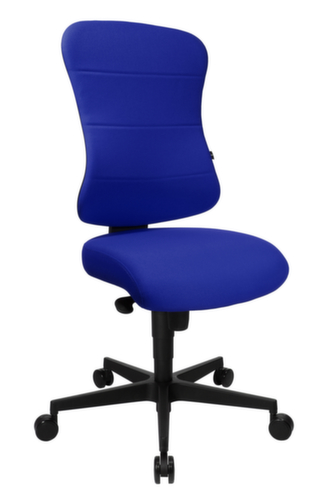 Topstar Siège de bureau pivotant Art Comfort avec mécanisme synchrone, bleu royal  L