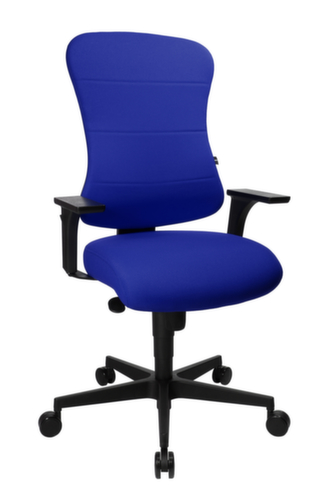 Topstar Siège de bureau pivotant Art Comfort avec mécanisme synchrone, bleu royal  L