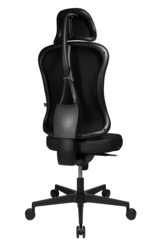 Topstar Siège de bureau pivotant Art Comfort avec appui-tête, noir  L