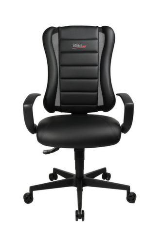 Topstar Siège de bureau pivotant Sitness Racer RS mit AL "Q3" avec assise 3D, noir  L