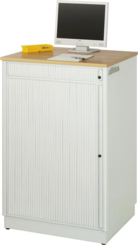 RAU Armoire pour PC mobile adlatus 2050 avec volet roulant, RAL7035 gris clair/RAL7035 gris clair  L