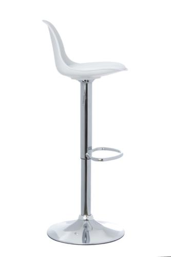 Paperflow Tabouret de bar Bobba, assise blanc  L