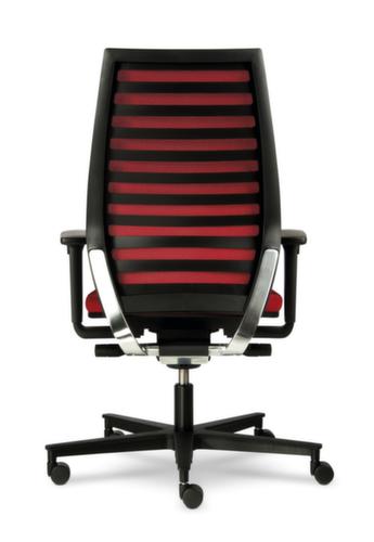 ROVO-CHAIR Siège de bureau pivotant R12, dossier à lamelles, rouge  L