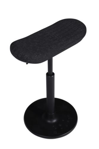 Topstar Siège assis-debout Sitness H2 avec assise skateboard, hauteur d’assise 570 - 770 mm, assise noir  L