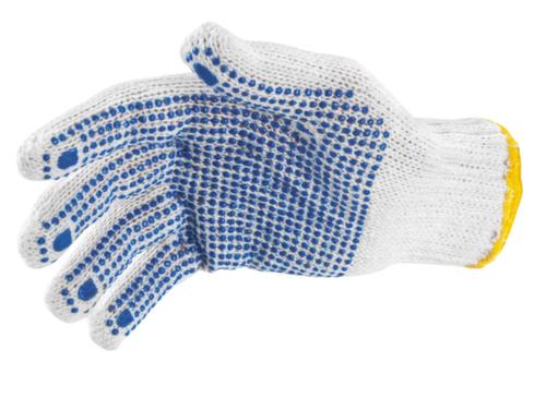 Gants à picots, polyester/coton, taille 7  L