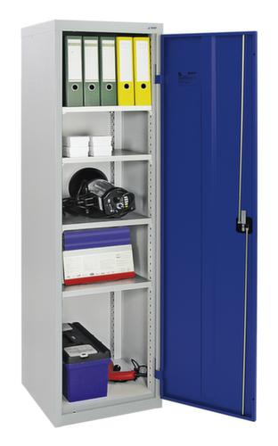 stumpf Armoire à portes battantes avec tablettes galvanisées, largeur 500 mm  L