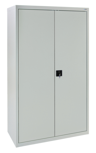 stumpf Armoire à portes battantes avec tablettes galvanisées, largeur 1000 mm  L