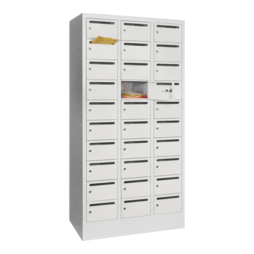 PAVOY Armoire de distribution du courrier Basis, 30 compartiments