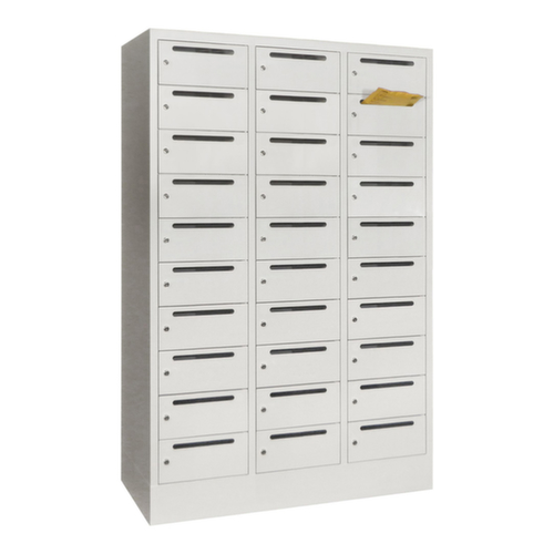 PAVOY Armoire de distribution du courrier Basis, 30 compartiments