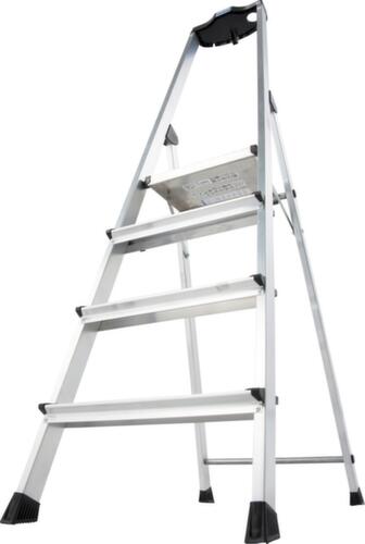 Krause Escabeau industriel PlusLine Monto® Safety, 4 marche(s) en tôle striée  L