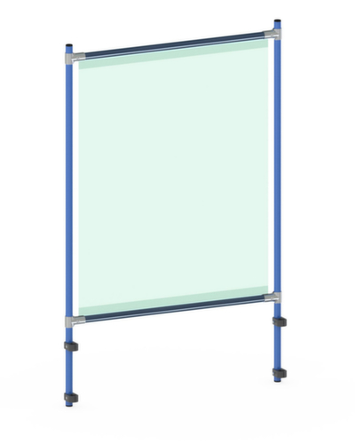 fetra Paroi de protection hygiénique pour servante d'atelier, hauteur x largeur 1410 x 910 mm