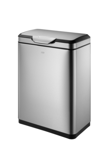 Poubelle à pédale acier inoxydable EKO Touch Pro avec large bouton, 45 l  L