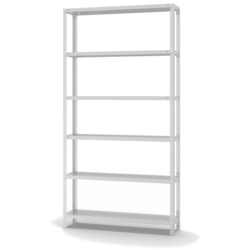 hofe Etagère à visser, 6 tablettes, RAL7035 gris clair  L