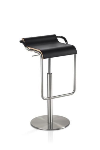 Mayer Sitzmöbel Tabouret de bar réglable en hauteur myOPUS, assise noir