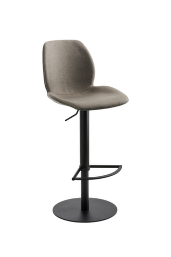 Mayer Sitzmöbel Tabouret de bar réglable en hauteur myMARCO, assise gris coquillage chiné