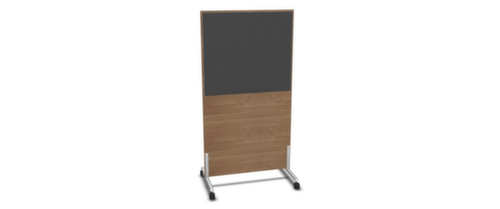 Nowy Styl Paroi de séparation E10 en bois avec revêtement en tissu, hauteur x largeur 1545 x 800 mm  L