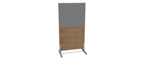 Nowy Styl Paroi de séparation E10 en bois avec revêtement en tissu, hauteur x largeur 1545 x 800 mm  L