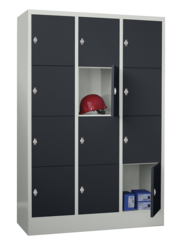 PAVOY armoire multicases Basis, 12 compartiments