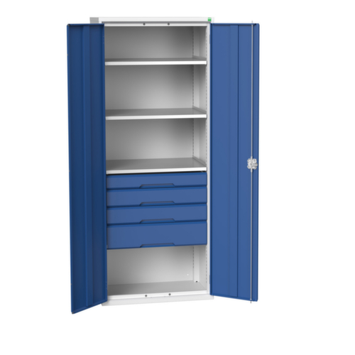 bott Armoire universelle verso avec tablettes et tiroirs, largeur 800 mm  L