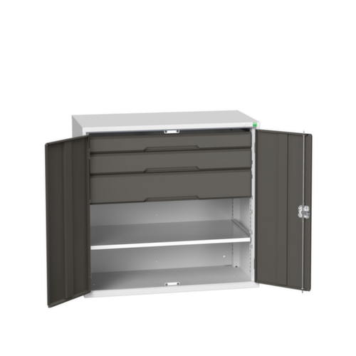 bott Armoire universelle verso avec tablettes et tiroirs, largeur 1050 mm  L