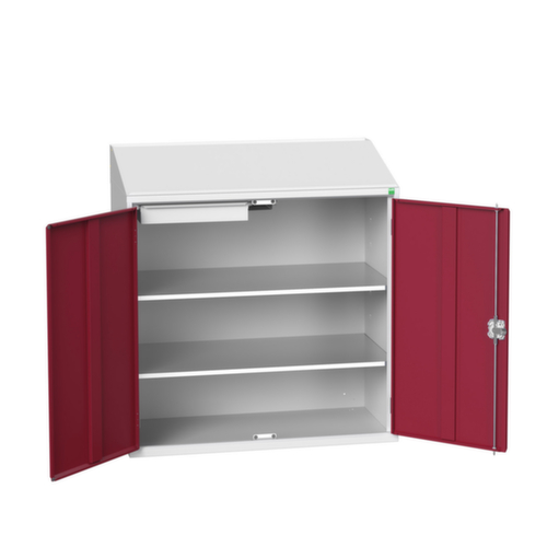 bott armoire de bureau verso, RAL7035 gris clair/RAL3004 rouge pourpre  L