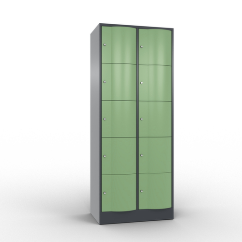 C+P armoire multicases Resisto, 10 compartiments