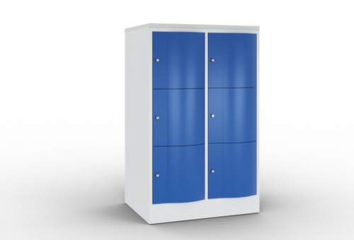 C+P armoire multicases Resisto, 6 compartiments