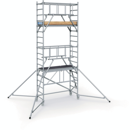 ZARGES Échafaudage pliant roulant PaxTower S-PLUS 1T  L