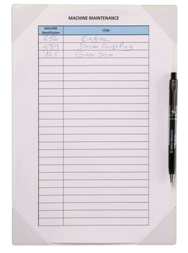 tarifold Bloc-notes KANG tview Easy write, DIN A4, face arrière magnétique  L