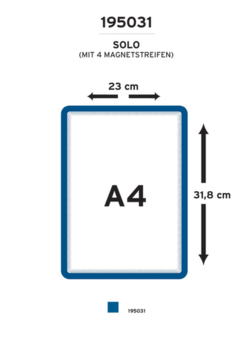 tarifold Cadre d'affichage Magneto tview Solo  L