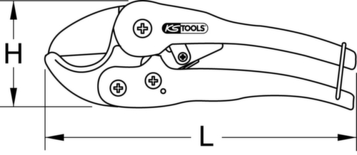 KS Tools Coupe-tube en plastique  L