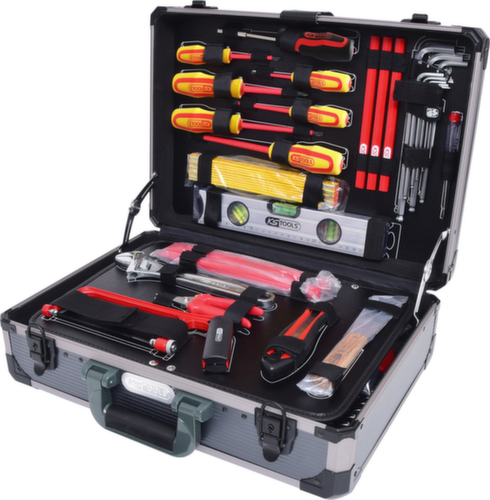 KS Tools Mallette d'outils d'électricien 1/4" + 1/2"  L