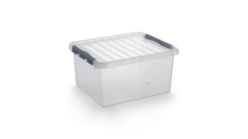 Conteneur de stockage ECO, transparent, capacité 36 l, couvercle