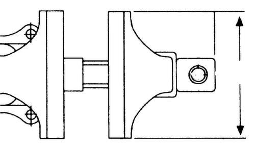 KRAFTWERK® étau, ouverture de serrage 140 mm  L