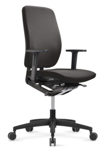 Grammer Office Siège de bureau pivotant GLOBELINE-COMFORT avec mécanisme synchrone, noir  L