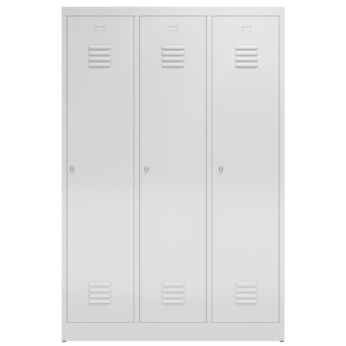 Armoire vestiaire ClassiX pour séparation noir blanc, largeur de compartiment 395 mm  L